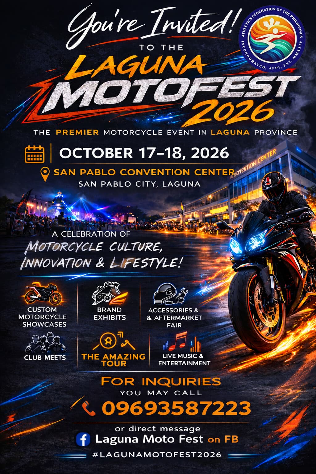 Laguna MotoFest 2026 poster