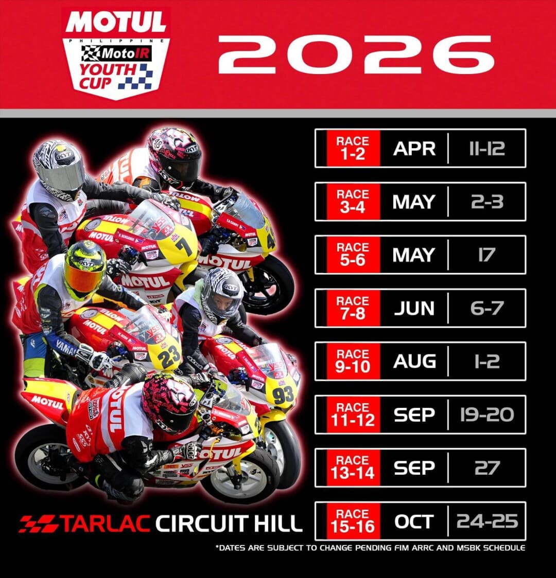 Motul MotoIR Youth Cup Races 15-16 poster
